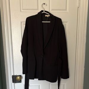 Melloday Tie Waist Blazer